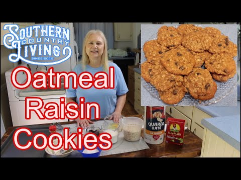 Oatmeal Raisin Cookies  --  Soft and Chewy