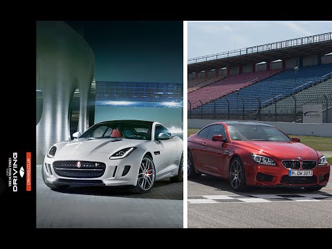 Drag race: Jaguar F-Type R Coupe AWD v BMW M6 Competition Package