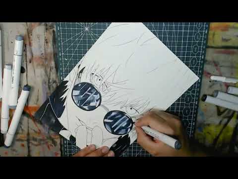 How to Draw Gojo Satoru Jujutsu Kaisen