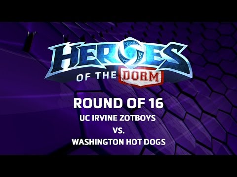 Heroes of the Dorm 2016 - Super Sixteen Match 3 - UC Irvine vs Washington