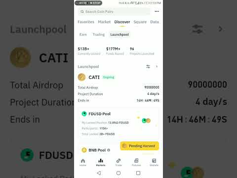 Earn Free Crypto Catizen (CATI) on Binance Launchpool! Farm CATI by Locking BNB and FDUSD