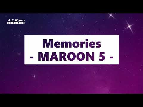 Memories - Maroon 5 (Karaoke)