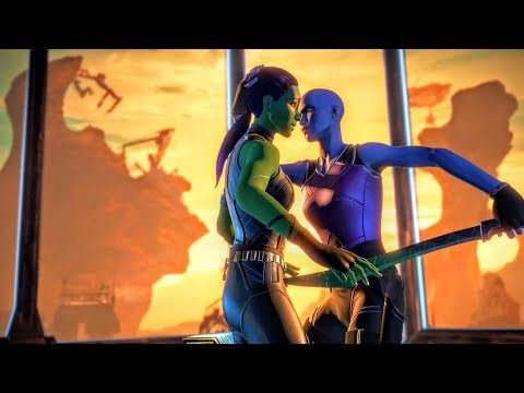 Nebula Stabs Gamora and Leaves Her to Die on Phelion (Guardians of the Galaxy | Telltale Games)