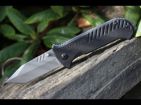 NEW! Schrade SCH102 Folding Knife - Best EDC Tactical Folding Knife