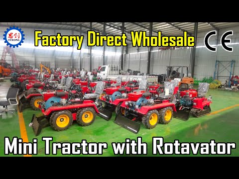 Good Quality Mini Tractor with Rotavator with Wholesale Price