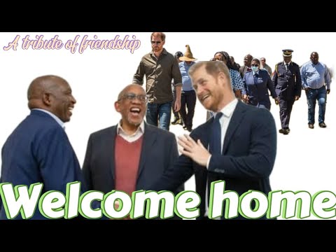 Tribute of Friendship and Honor: Sam Matekane's Warm Welcome to Prince Harry .