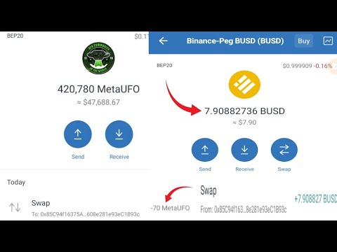 How to sell metaufo | How to swap metaufo to busd | Swap metaufo no unlock | I made anoda swap 2dae