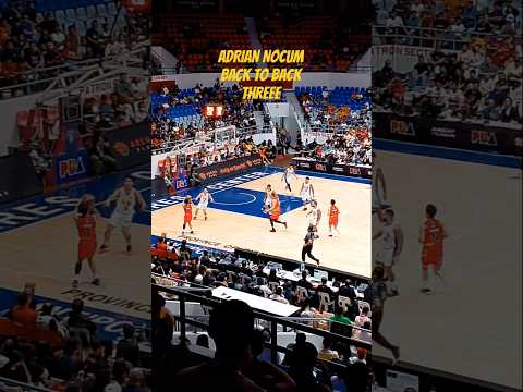 Adrian Nocum - Back to Back Threee..| #pba #basketball #adriannocum #highlights #fypシ゚viral