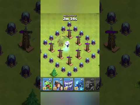 Max Electro titan vs hidden tesla lvl2 #clashofclans #shortsvideo #youtubeshorts #shortvideo #shorts