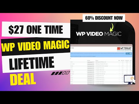 🔶🌐🔶WP Video Magic Lifetime Deal | Ultimate Video Hosting Hack | $27 Lifetime Deal | 60% Now