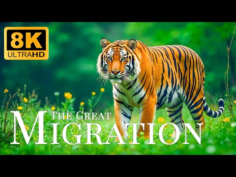 The Great Migration 8K ULTRA HD🐾Relaxing Animal Watching Movies With Soft Music