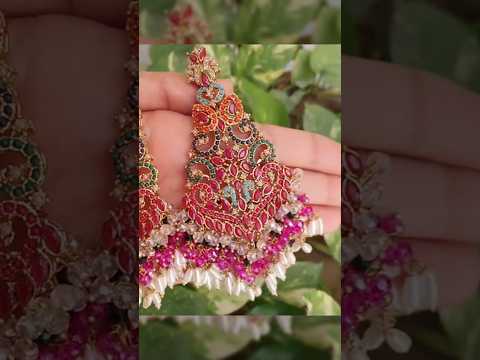 most beautiful bridal jewellery design/ #jwellery #bridaljewellery #bridal #earrings #jhumka #viral