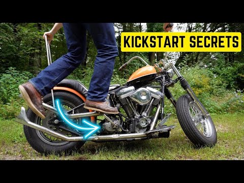 How To Kickstart a Harley Davidson Motorcycle