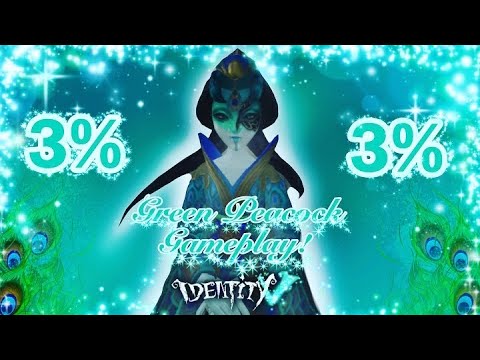 INSAINE LUCK!?! Geisha "GREEN PEACOCK" GAMEPLAY || Identity V ||