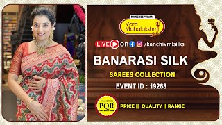 Banarasi Silk Sarees Collection | WhatsApp 89 0001 0002 | Kancheepuram Varamahalakshmi Silks LIVE