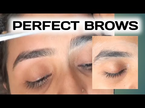 HEAVY GROWTH HAIR EYEBROWS ✨️मोटी और घनी eyebrow बनाने का आसान तरीका सीखें ll thick to thin eyebrow