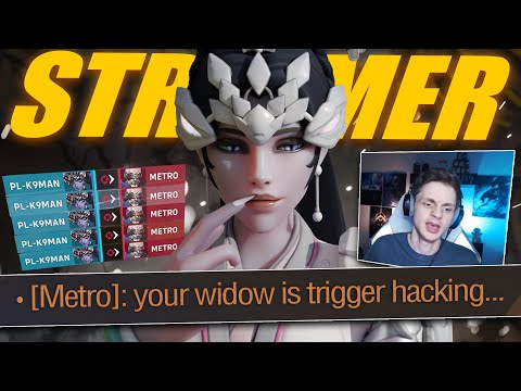 I faced a streamer who thought I was CHEATING on Widowmaker - Overwatch