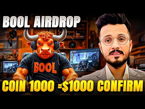 Bool Airdrop $100- $500 confirmed || Bool network Airdrop Exchange listing soon || Bool network