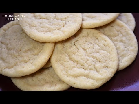 Easy Soft and Chewy Vanilla Sugar Cookies