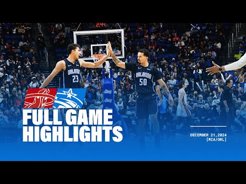 MAGIC COMPLETE A 25 POINT COMEBACK!! | FULL GAME HIGHLIGHTS: HEATVS. MAGIC 12.21.24