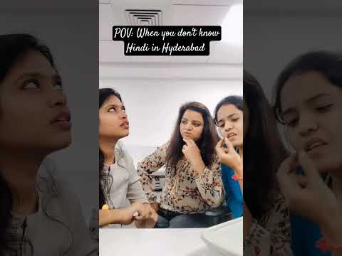 when you don't know Hindi in Hyderabad 🤭#hyderabad #hindi #hyderabadi #ytreels #shortvideos #reels