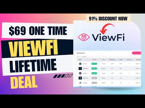 🔰🔶🔰 ViewFi Lifetime Deal | Secret Sauce to Boosting Video Views |  | $69 Lifetime Deal | 91% Now