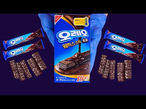 ASMR - Oreo Korea Limited Edition Chocolate Flavored Cake to SandWich