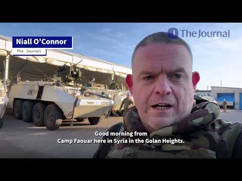 Our reporter Niall O'Connor visits Irish troops in the Golan Heights