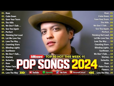 Top 100 Pop Songs -  Maroon 5, Ed Sheeran, Selena Gomez, Adele, The Weeknd, Dua Lipa