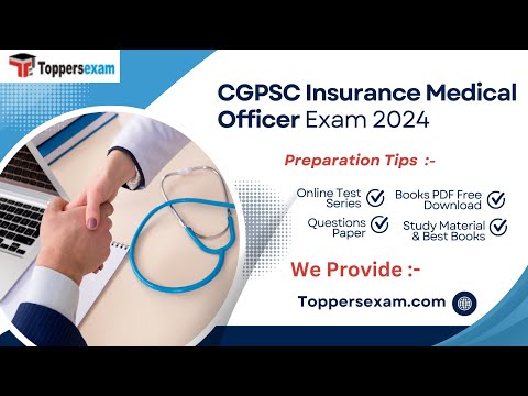 CGPSC INSURANCE MEDICAL OFFICER Mock Test Free, Book PDF, Best MCQ, Syllabus 2024, Practice Set