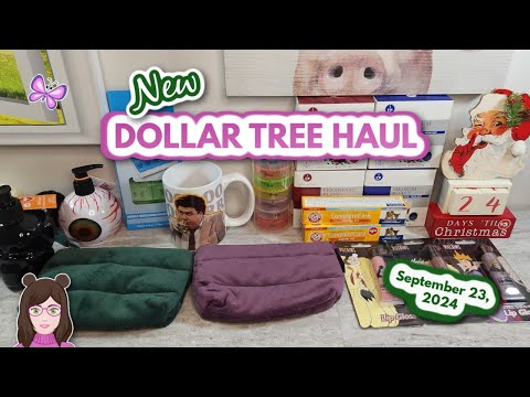 NEW DOLLAR TREE HAUL!  New Finds!!  September 23, 2024