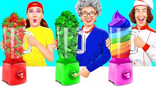 Me vs Grandma Cooking Challenge | Kitchen Hacks and Tricks by FUN FOOD