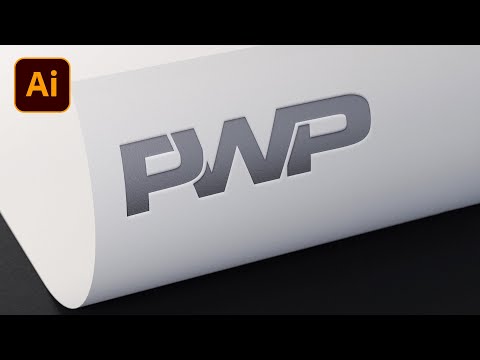 Professional Typography Embossed Logo Design Illustrator | Adobe illustrator Tutorial