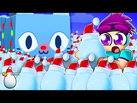 Hatching 1,069+ Santa Eggs To Get Titanic Reindeer Cat (Pets GO)