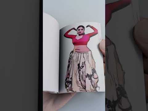 Shik Shak Shok Belly Dance On Arabic Beats - Flipbook #Creativity #Flipbook