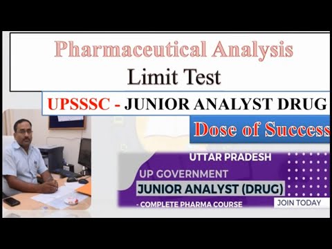 UP Junior Analyst  Drug Preparation | limit test mcqs of iron  arsenic| pharmaceutical Analysis  mcq