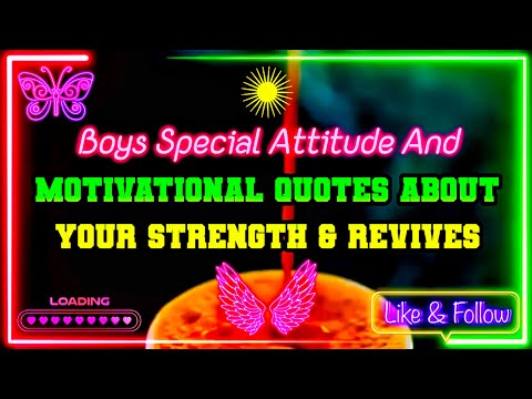 English Inspirational | Motivational And Attitude Quotes | Motivational Words