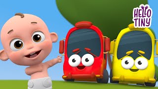 Ten Little Buses - Nursery Rhymes For Babies