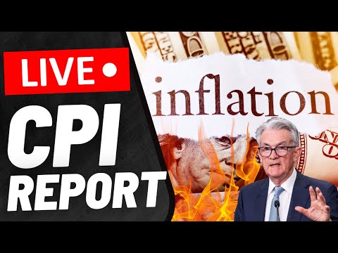 🚨 LIVE: (CPI Wednesday) Inflation REPORT