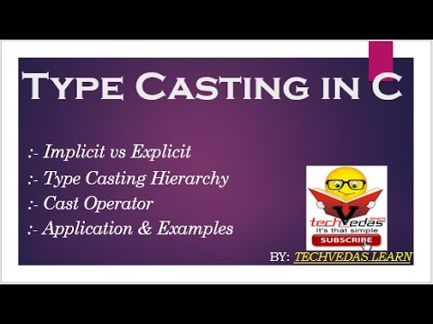 What is Typecasting in C programming? | Implicit & Explicit type conversions