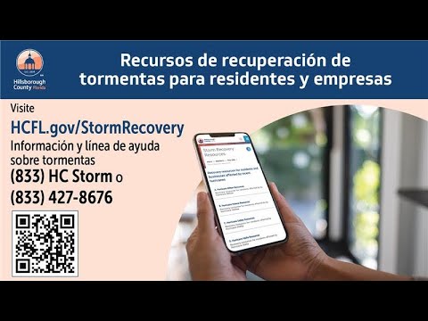 Informacion y linea de ayuda sobre tormentas