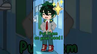 Where should I put my shoes ? #shoto #deku #iida #dekusquad #mha #gachameme