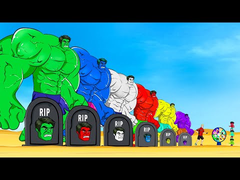 Rescue ALL HULK COLORS Family & SPIDERMAN, SUPERMAN : Returning From The Dead SECRET - FUNNY #2