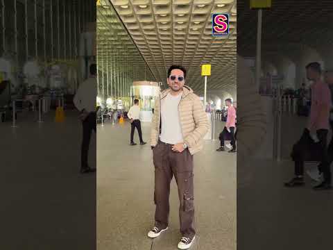 Basic But Evergreen Look! Ayushmann Khurrana Spotted In Beige Puffy jacket And White Tee At Airport!