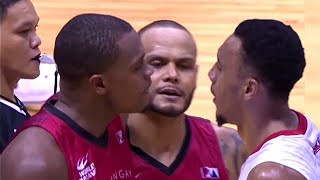 JUSTIN BROWNLEE AND CALVIN ABUEVA INTENSE DUEL IN THE 4TH QUARTER 🔥