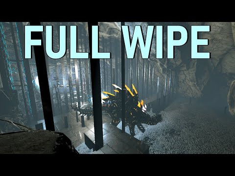 100 Days In Oil Cave and Snow North | Ark Full Wipe Story