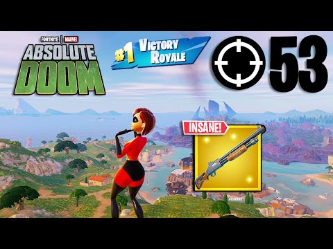 53 Elimination Solo Vs Squads Gameplay "Build / Zero Build" Wins (Fortnite PS4 Controller)