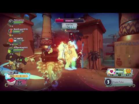 Plants vs Zombies Garden Warfare 2 Boss Hunt Sasquatch in Normal Mode