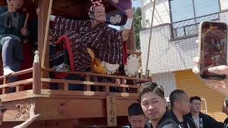 青梅大祭　本祭り　天ヶ瀬町の山車と居囃子（立川おはやし保存会）　2024/05/03  a25