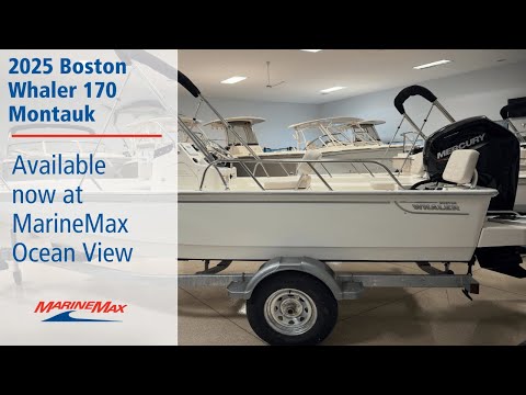 2025 Boston Whaler 170 Montauk for sale at MarineMax Ocean View NJ